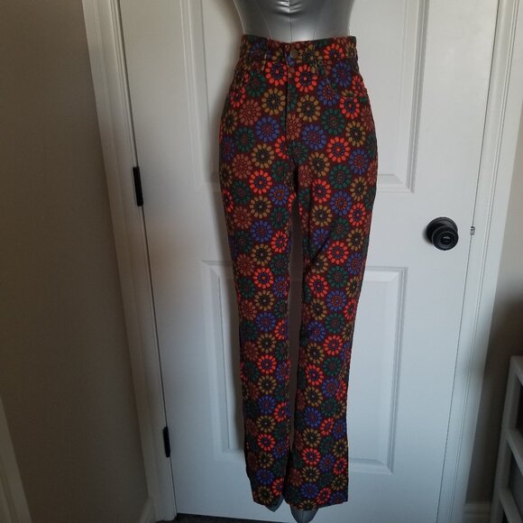 Mudd Denim - Vintage MUDD Floral Corduroy Pants (original owner) - Rare Find